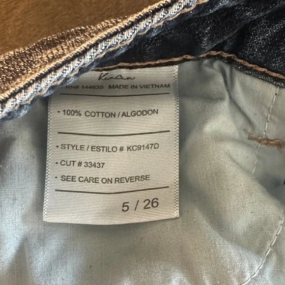 KanCan Distressed Dark Blue Boyfriend Jeans - Picture 4 of 4